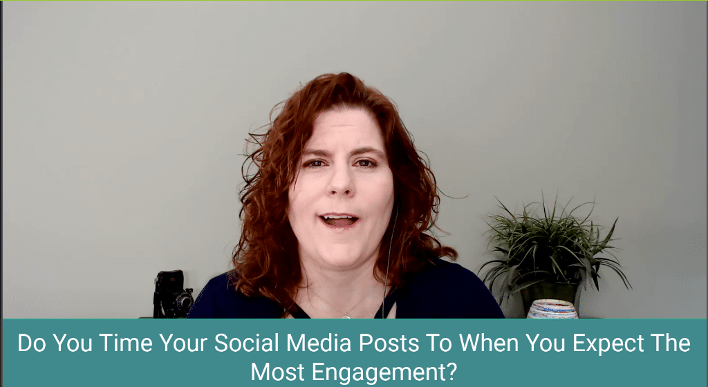 time your social media posts